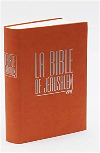 Belle Bible de taille moyenne souple . Traduction École Biblique de Jérusalem.