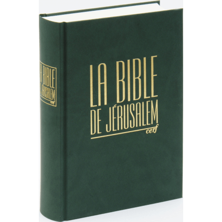 Bible de belle qualité , traduction sous la direction de l’École Biblique de Jérusalem.